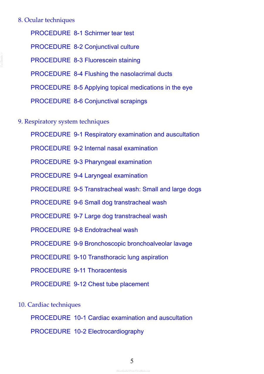 Preview page of Small Animal Clinical Techniques 3rd Edition