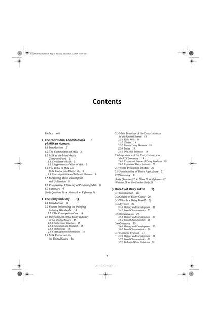 Dairy Production and Processing the Science of Milk and Milk Products