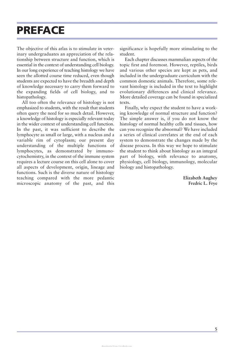 Preview page of Comparative Veterinary Histology with Clinical Correlates