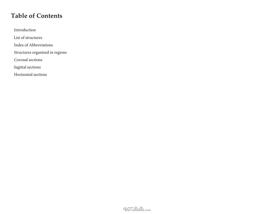 Preview page of Athymic Nude Rat Brain Atlas