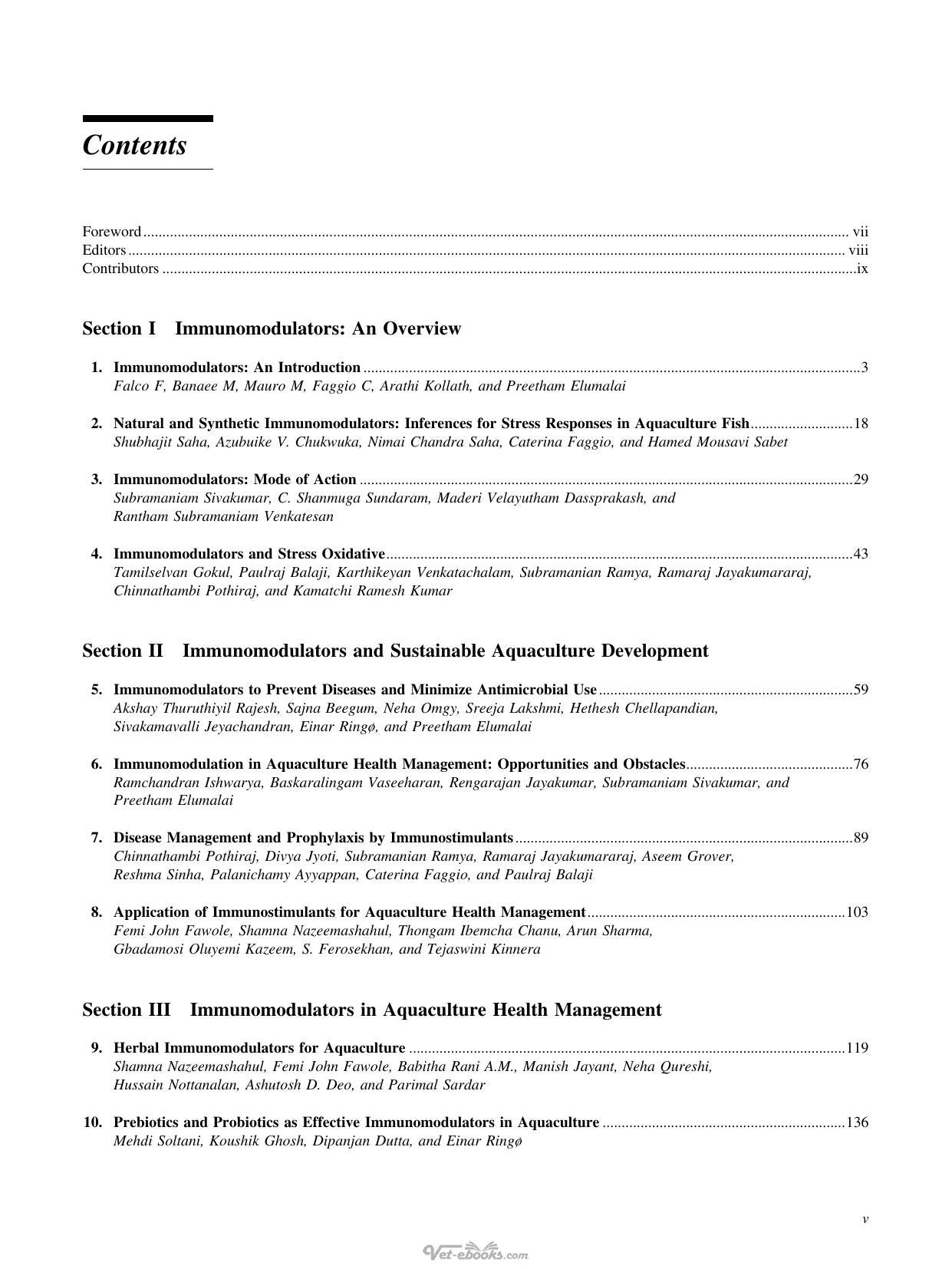 Immunomodulators In Aquaculture And Fish Health