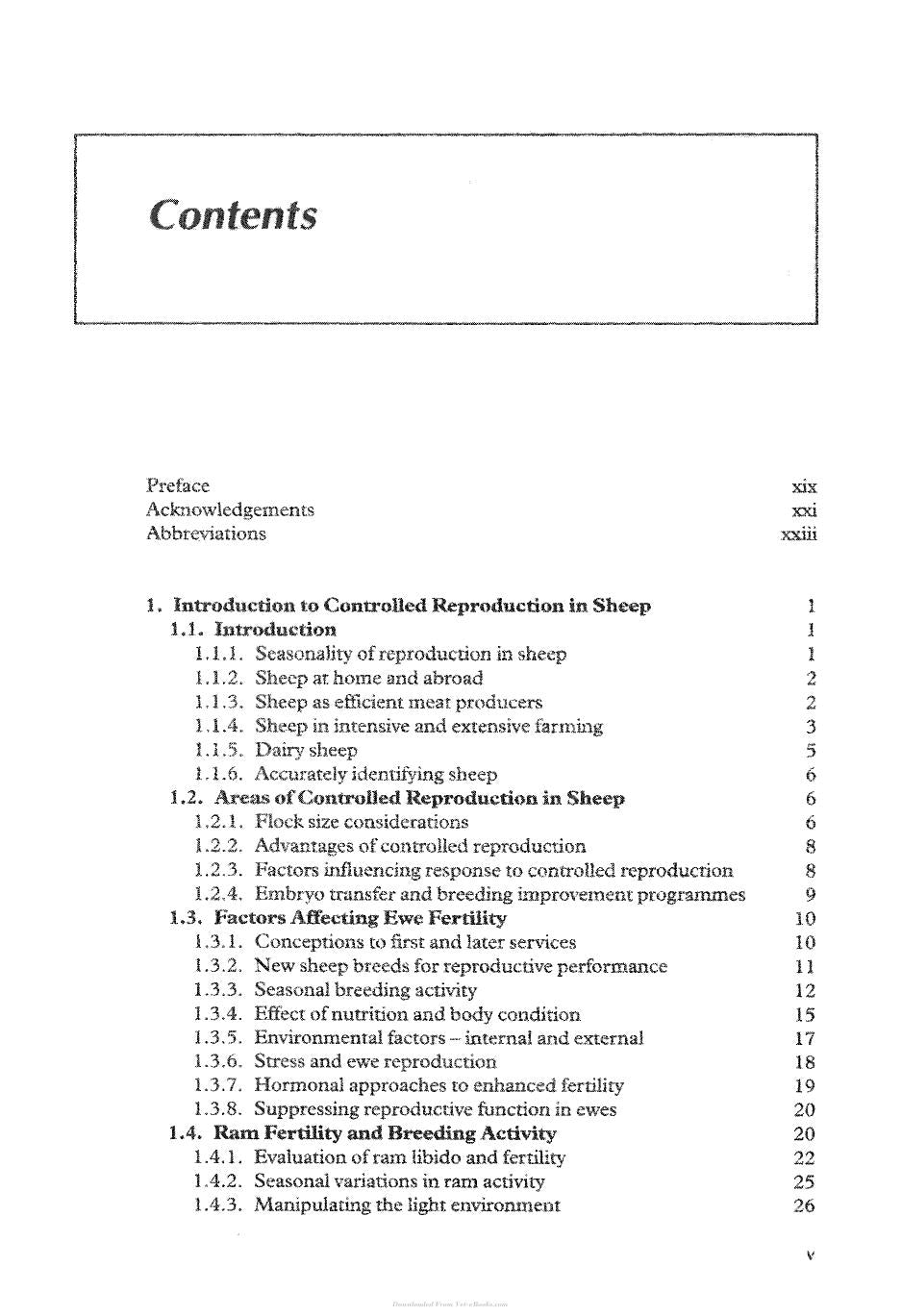 Controlled Reproduction In Sheep And Goats