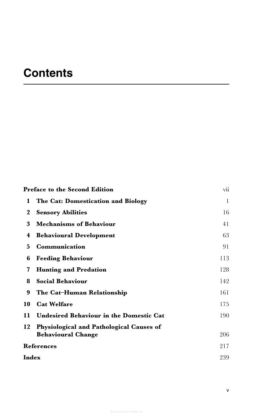 Behaviour Of The Domestic Cat 2Nd Edition