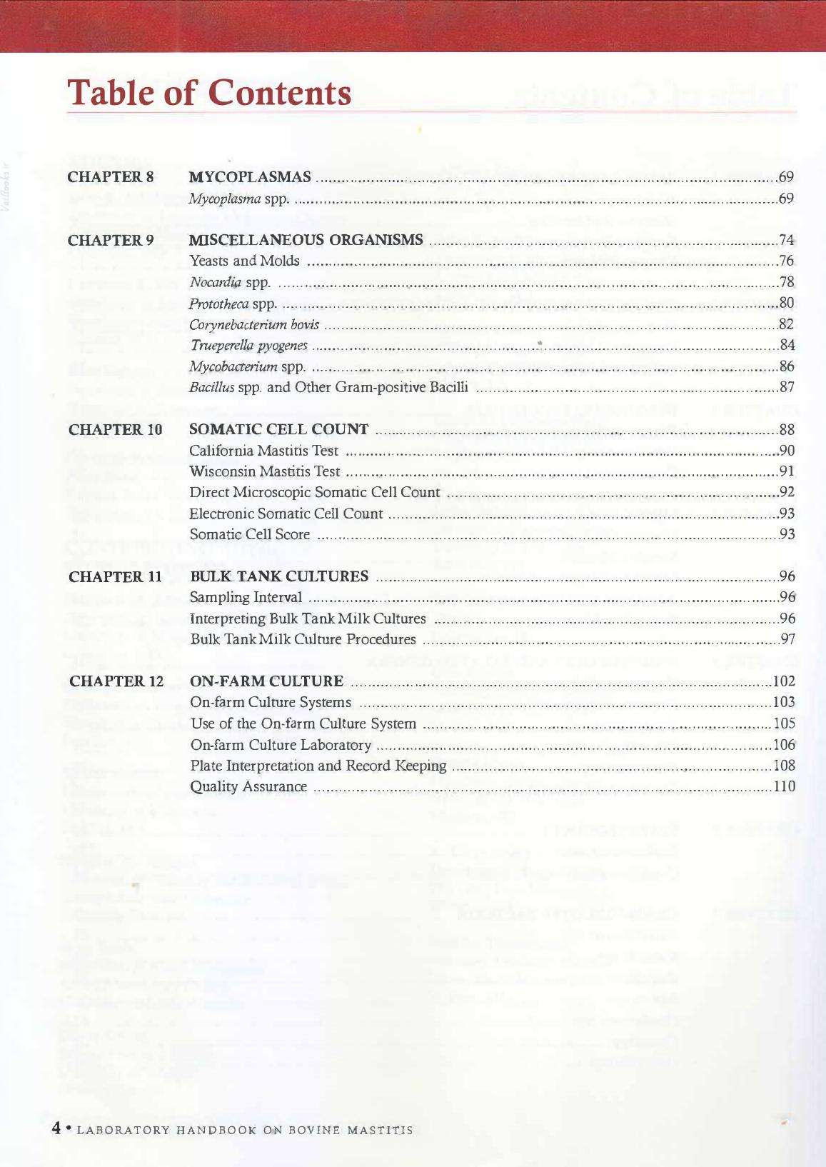 Laboratory Handbook On Bovine Mastitis 3Rd Edition