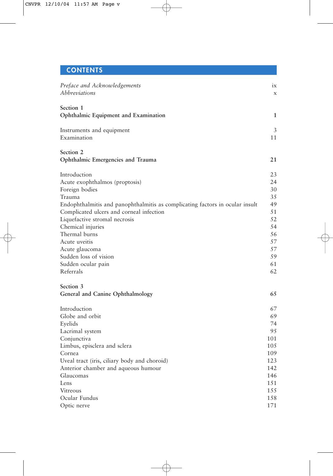 Notes On Veterinary Ophthalmology