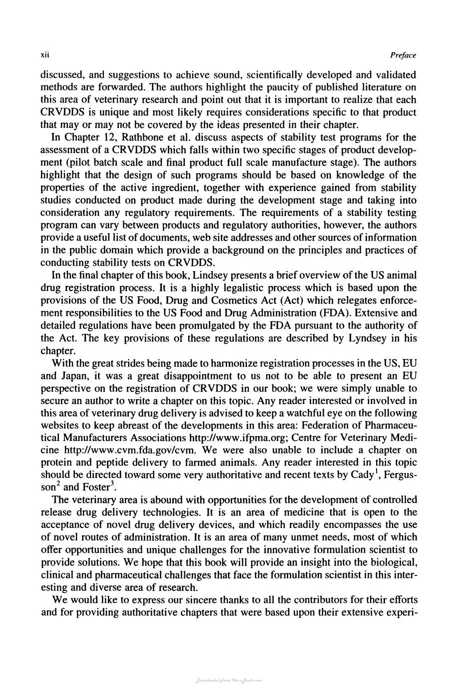 Controlled Release Veterinary Drug Delivery Biological And Pharmaceutical Considerations
