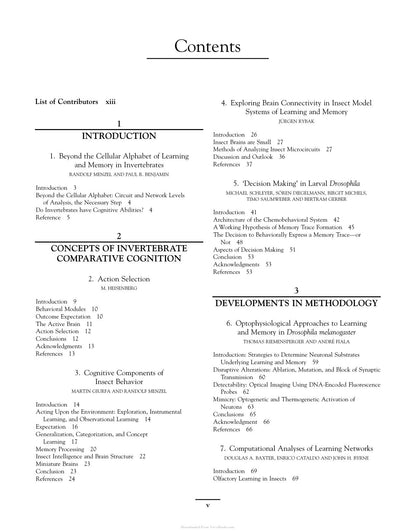 Invertebrate Learning and Memory