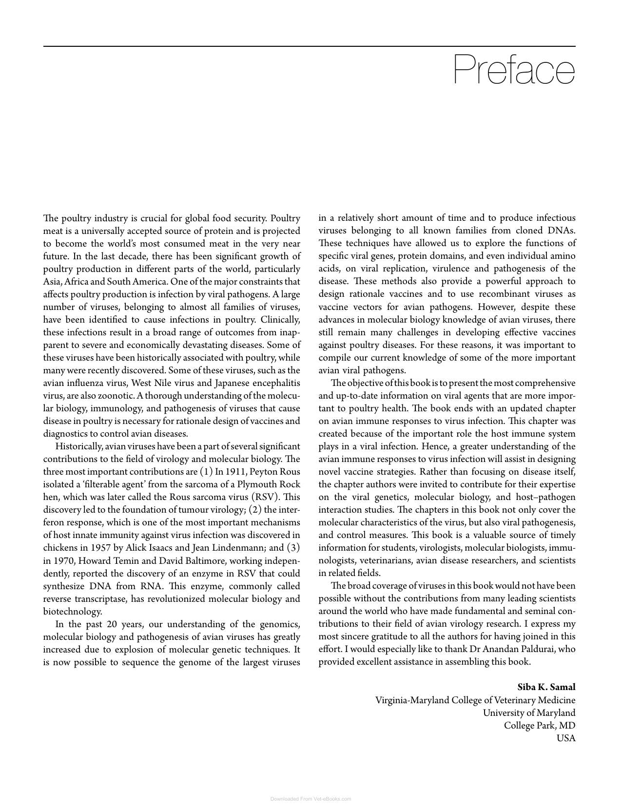 Avian Virology Current Research And Future Trends
