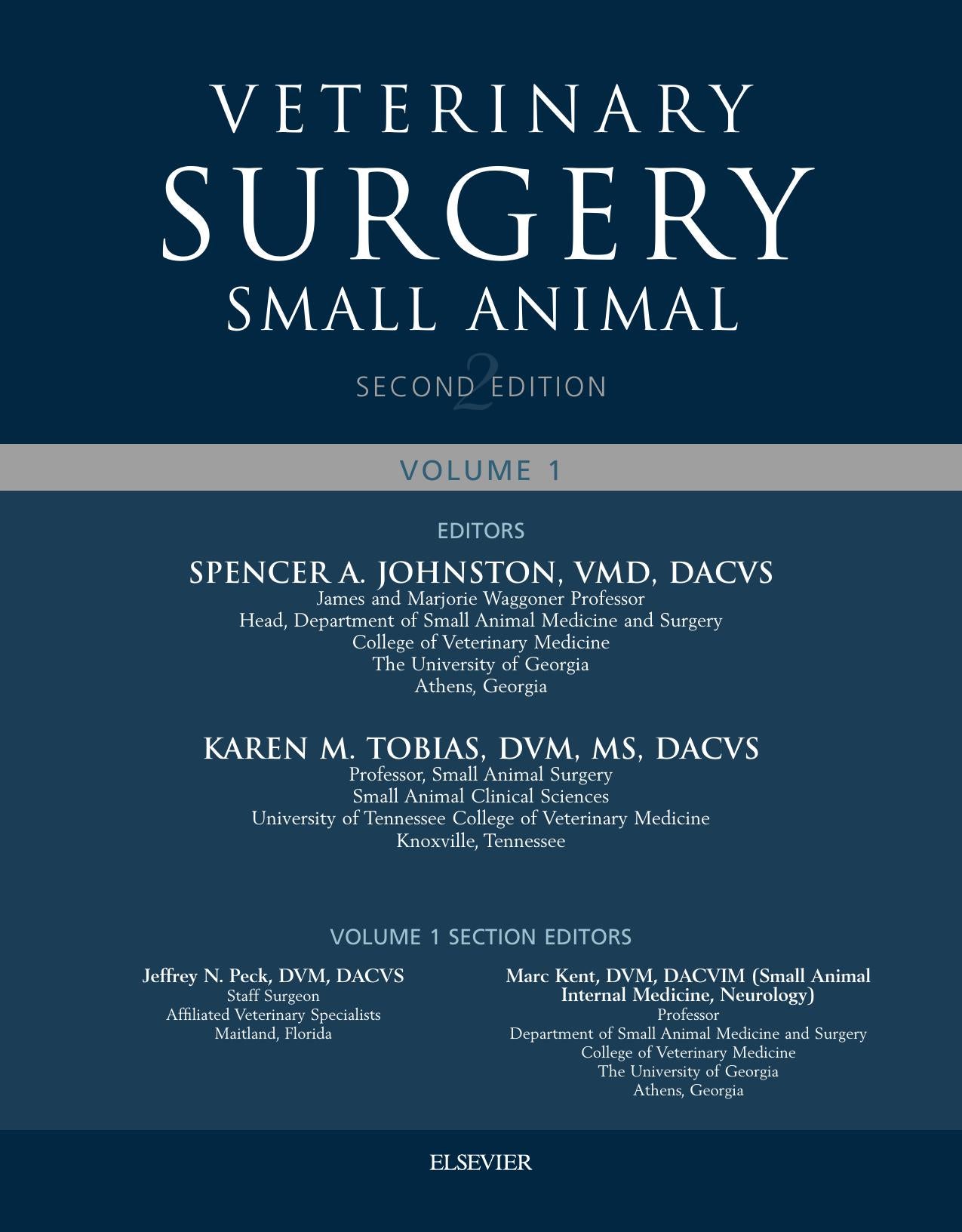 Veterinary Surgery Small Animal 2nd Edition