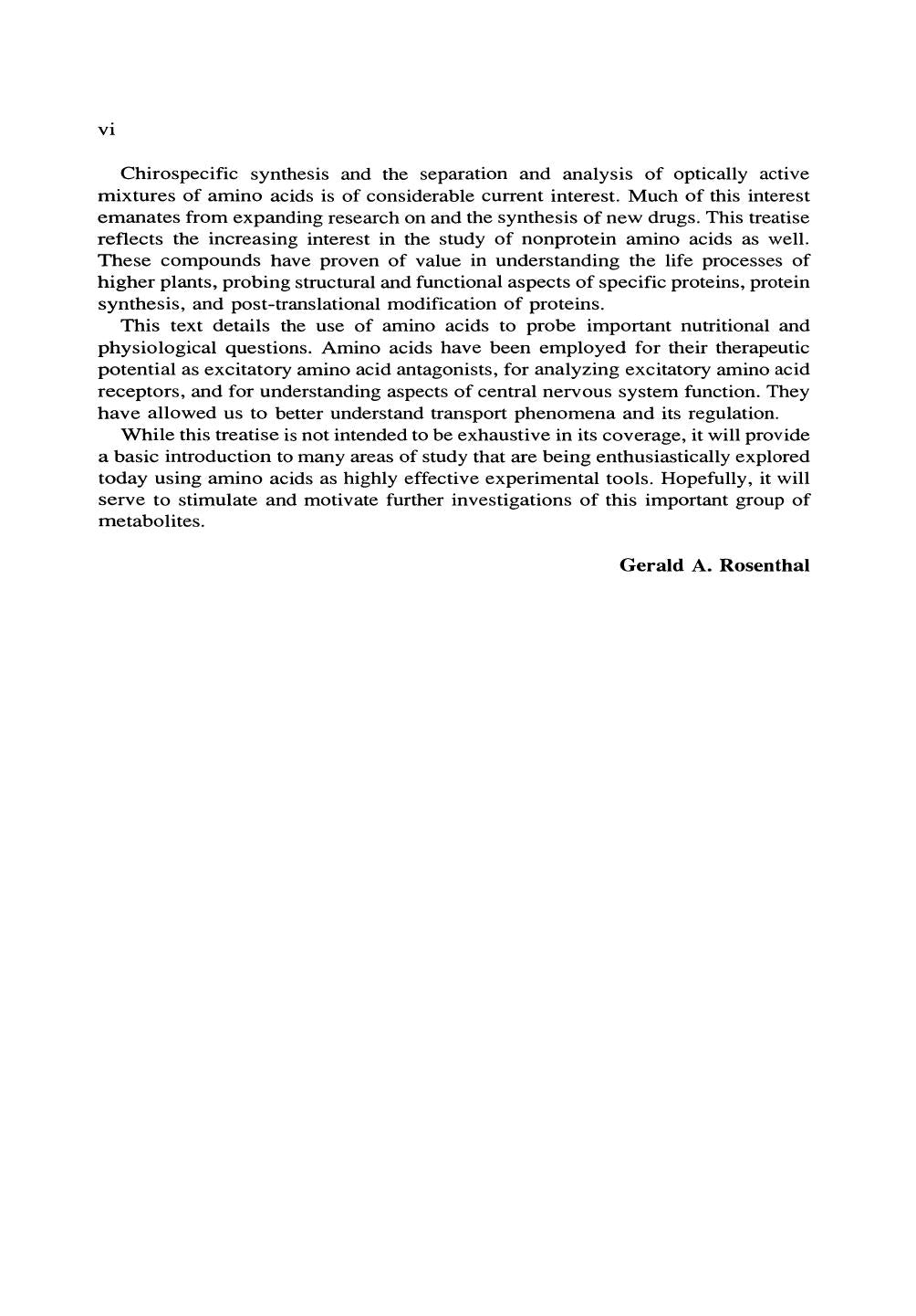 Amino Acids Chemistry Biology And Medicine