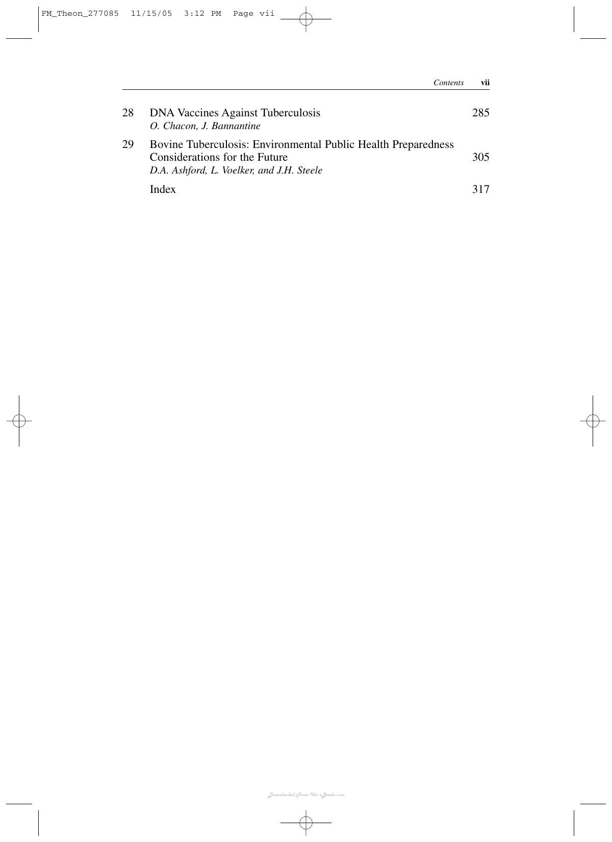 Mycobacterium Bovis Infection In Animals And Humans 2Nd Edition
