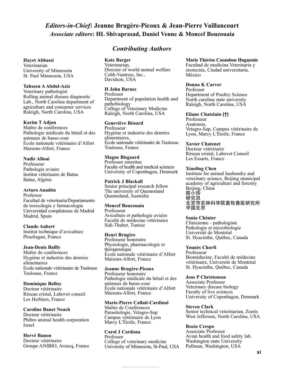 Preview page of Manual of Poultry Diseases