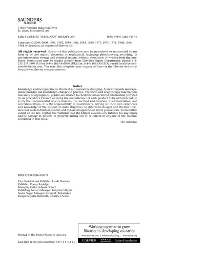 Kirk Current Veterinary Therapy Xiv Pdf