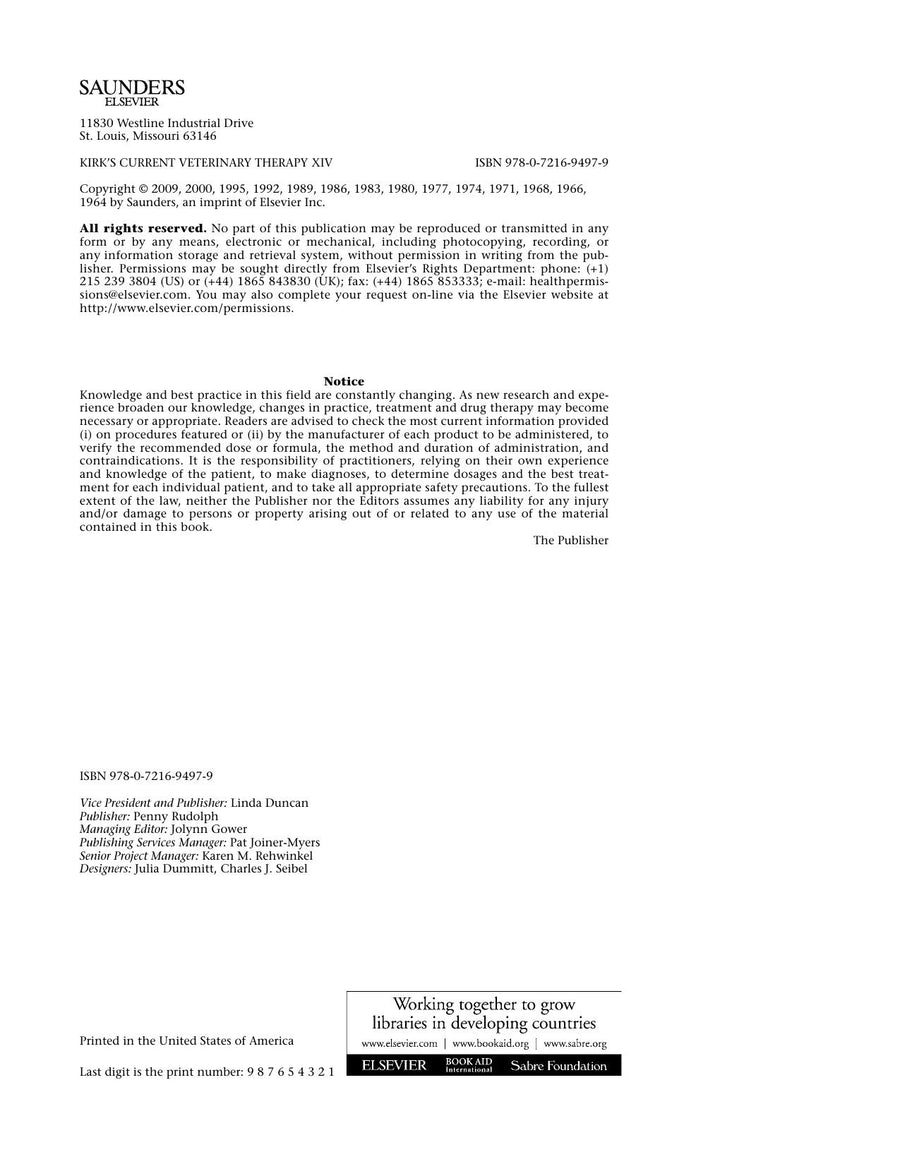 Preview page of Kirk Current Veterinary Therapy Xiv Pdf