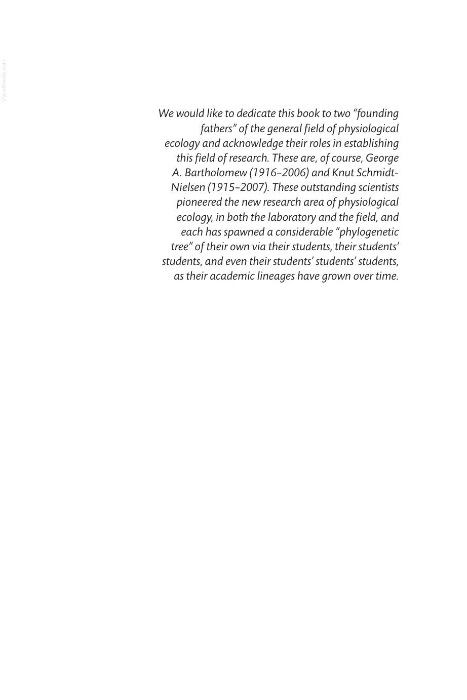 Ecological And Environmental Physiology Of Mammals