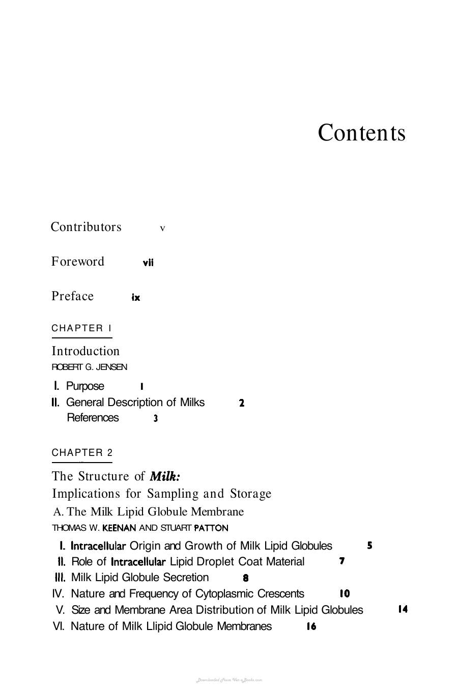 Handbook Of Milk Composition