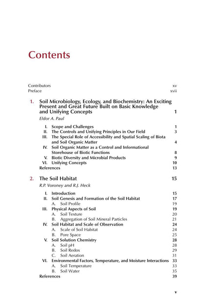 Soil Microbiology Ecology and Biochemistry 2015