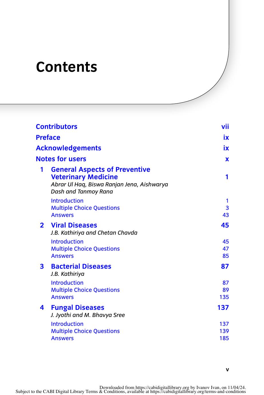 Key Questions In Preventative Farm Animal Medicine Volume 1 Types Causes And Treatment Of Infectious Diseases