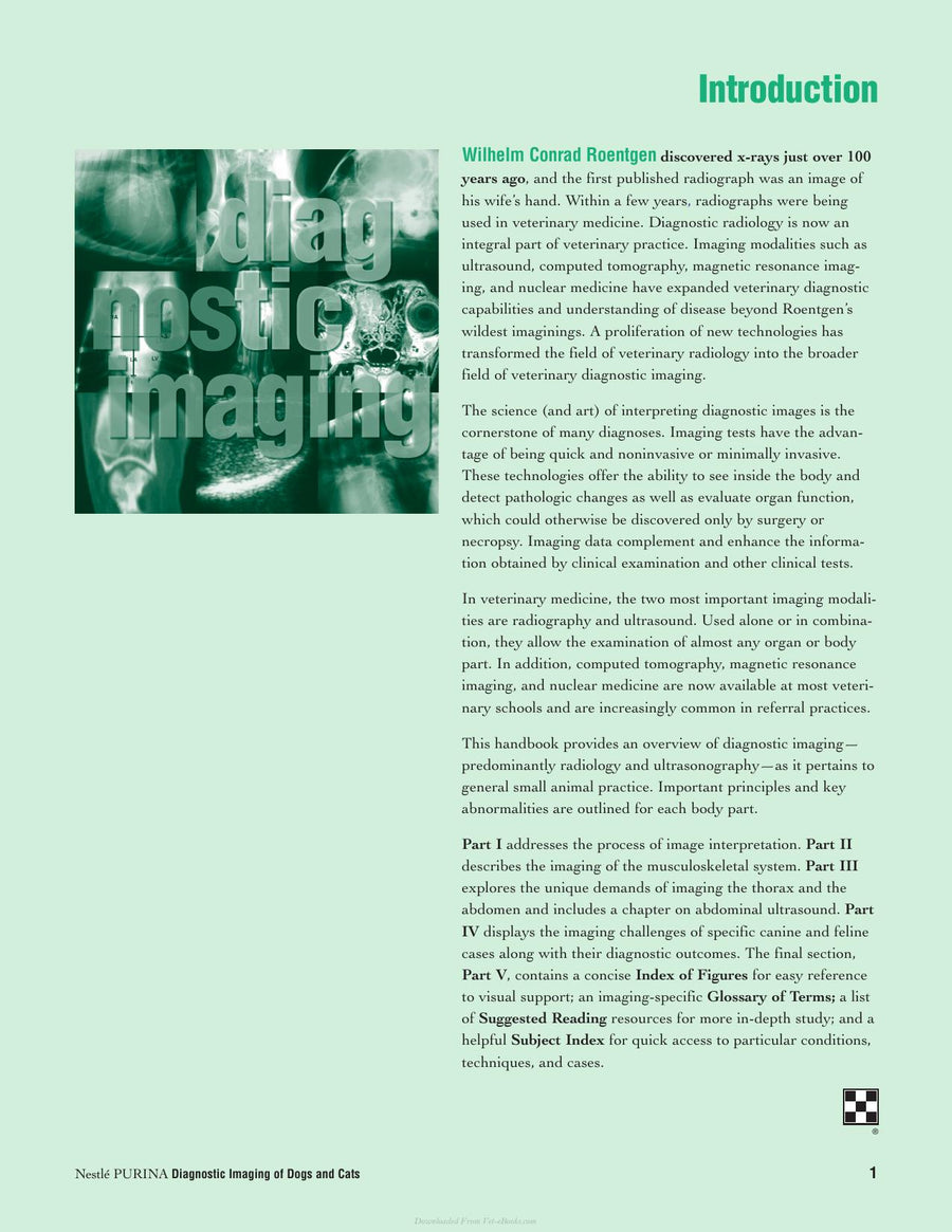 Preview page of Diagnostic Imaging of Dogs and Cats
