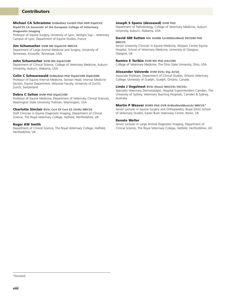 Preview page of Equine Medicine Surgery and Reproduction 2nd Edition
