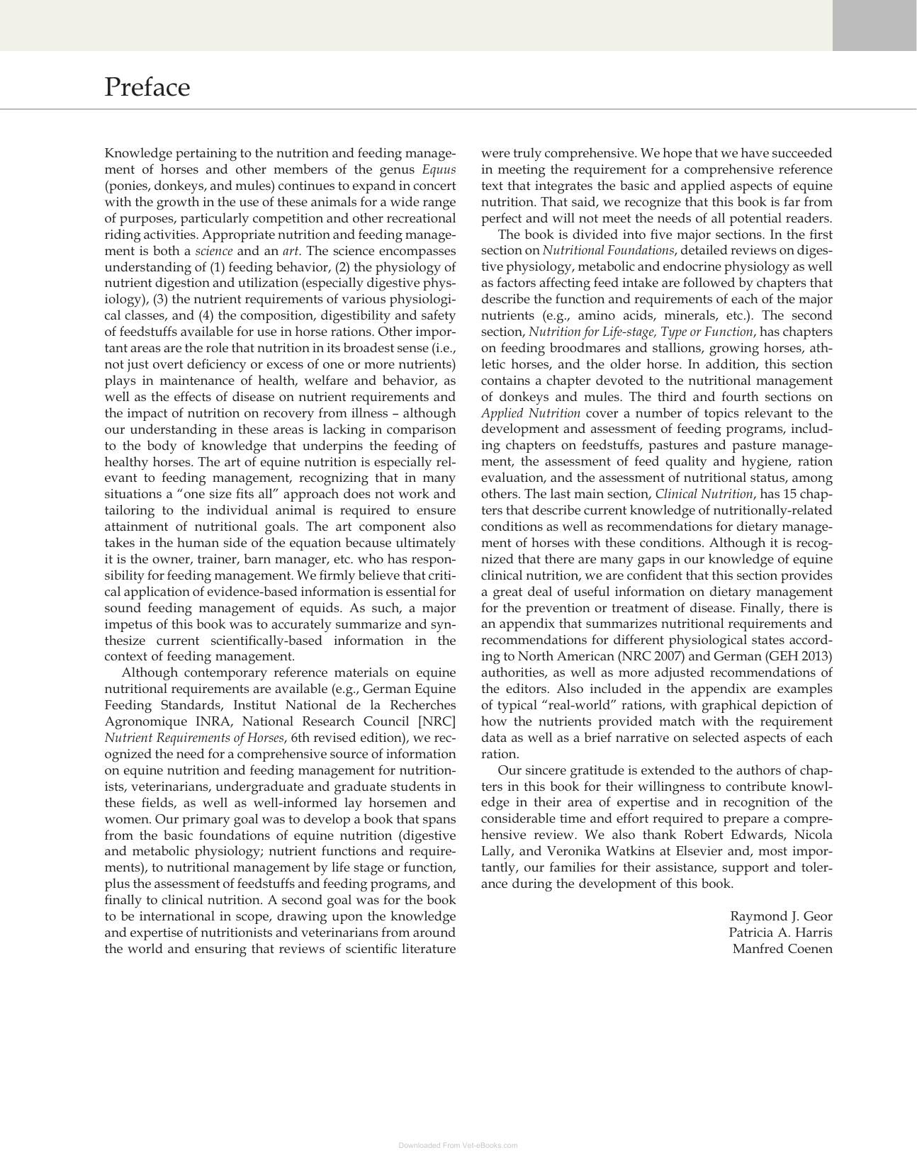 Equine Applied And Clinical Nutrition