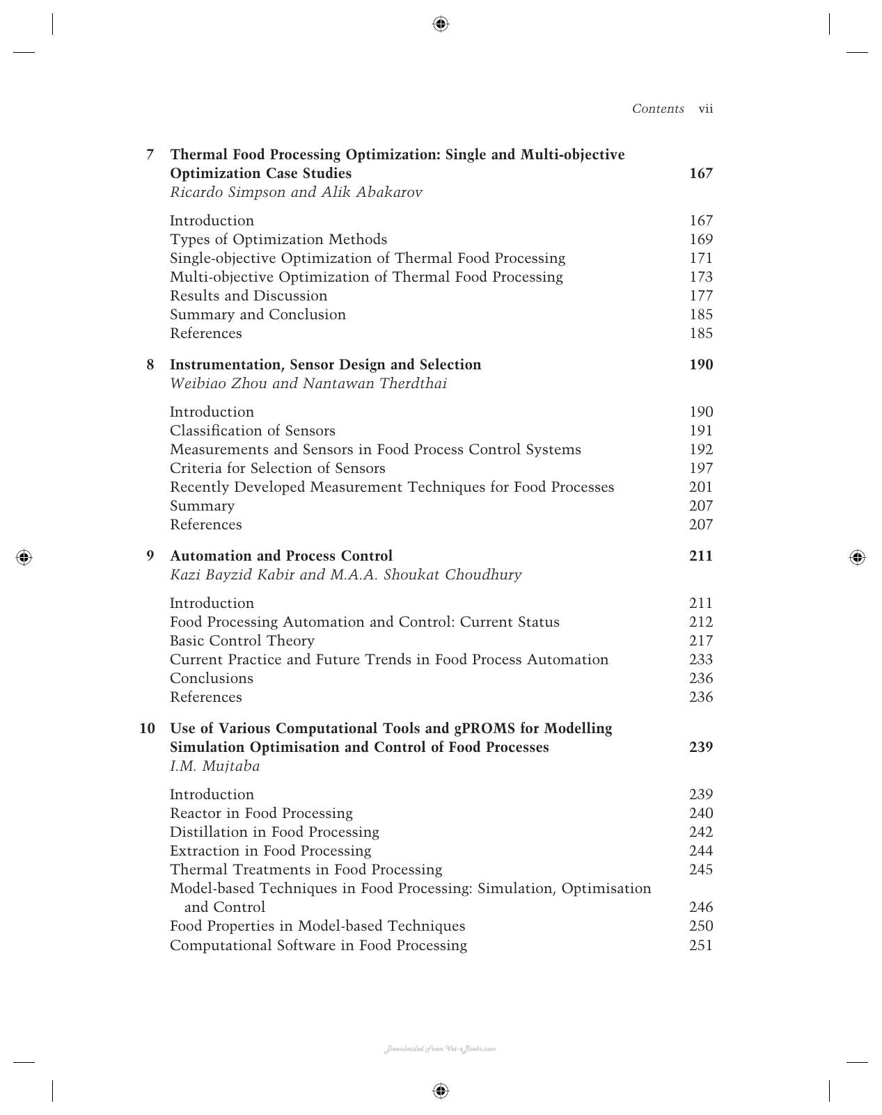 Handbook Of Food Process Design 2 Volume Set