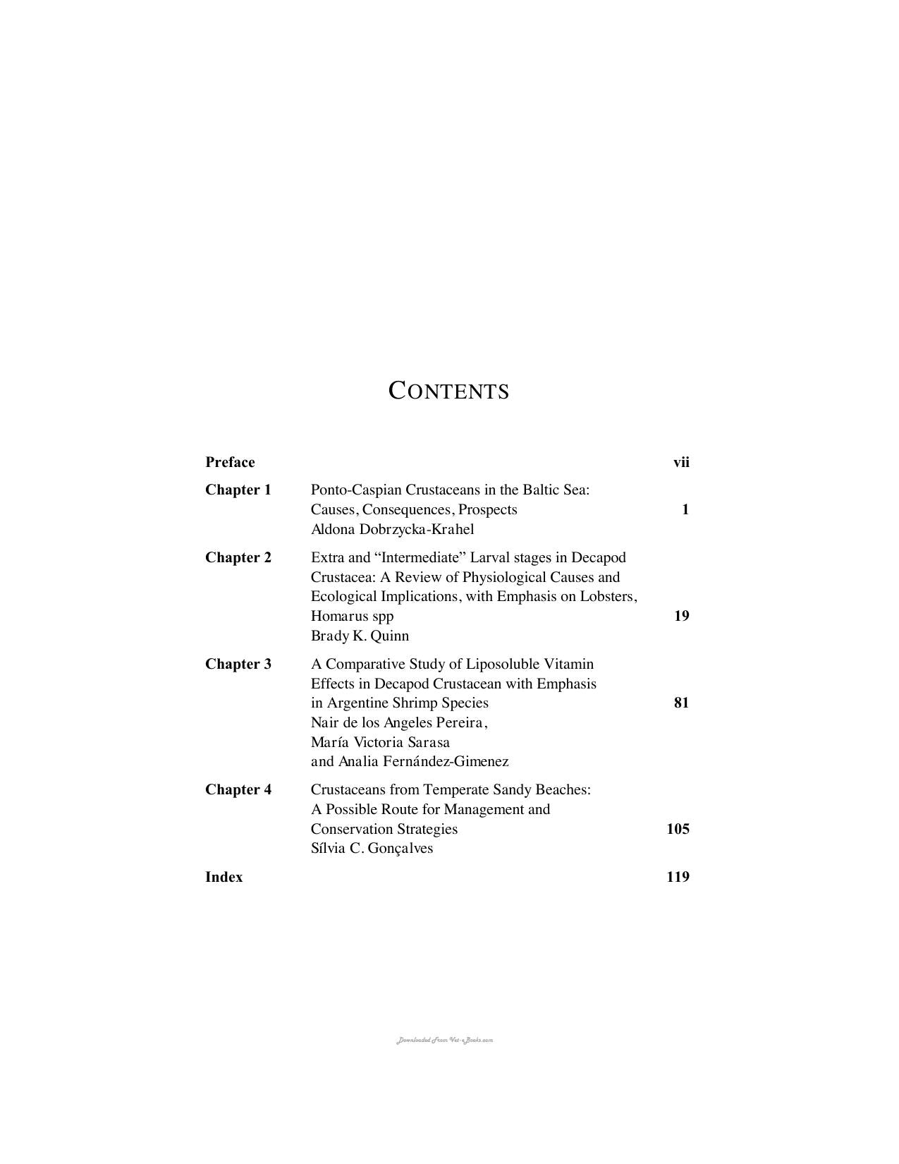 Crustaceans Physiological Characteristics Evolution And Conservation Strategies