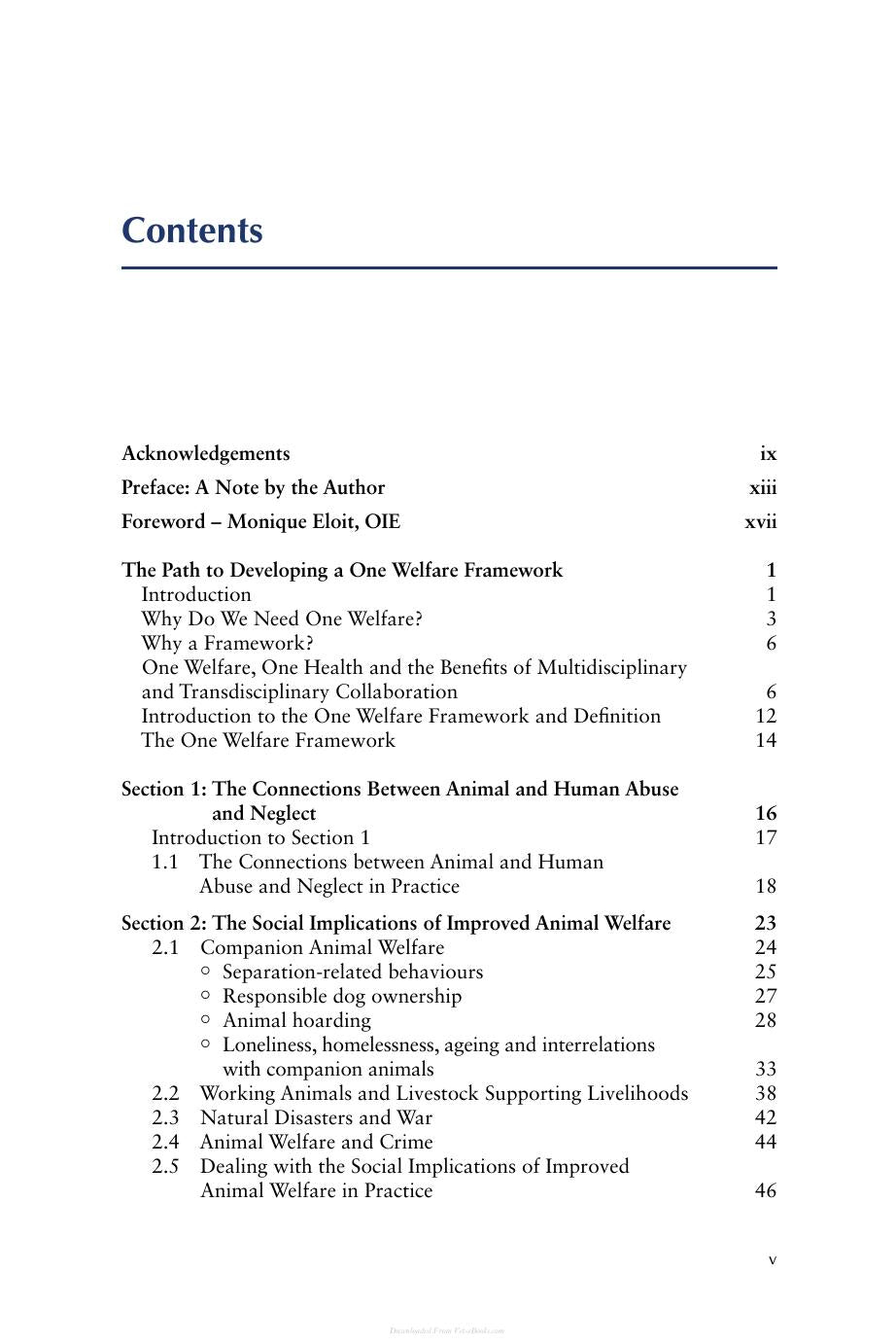 One Welfare A Framework To Improve Animal Welfare And Human Well Being