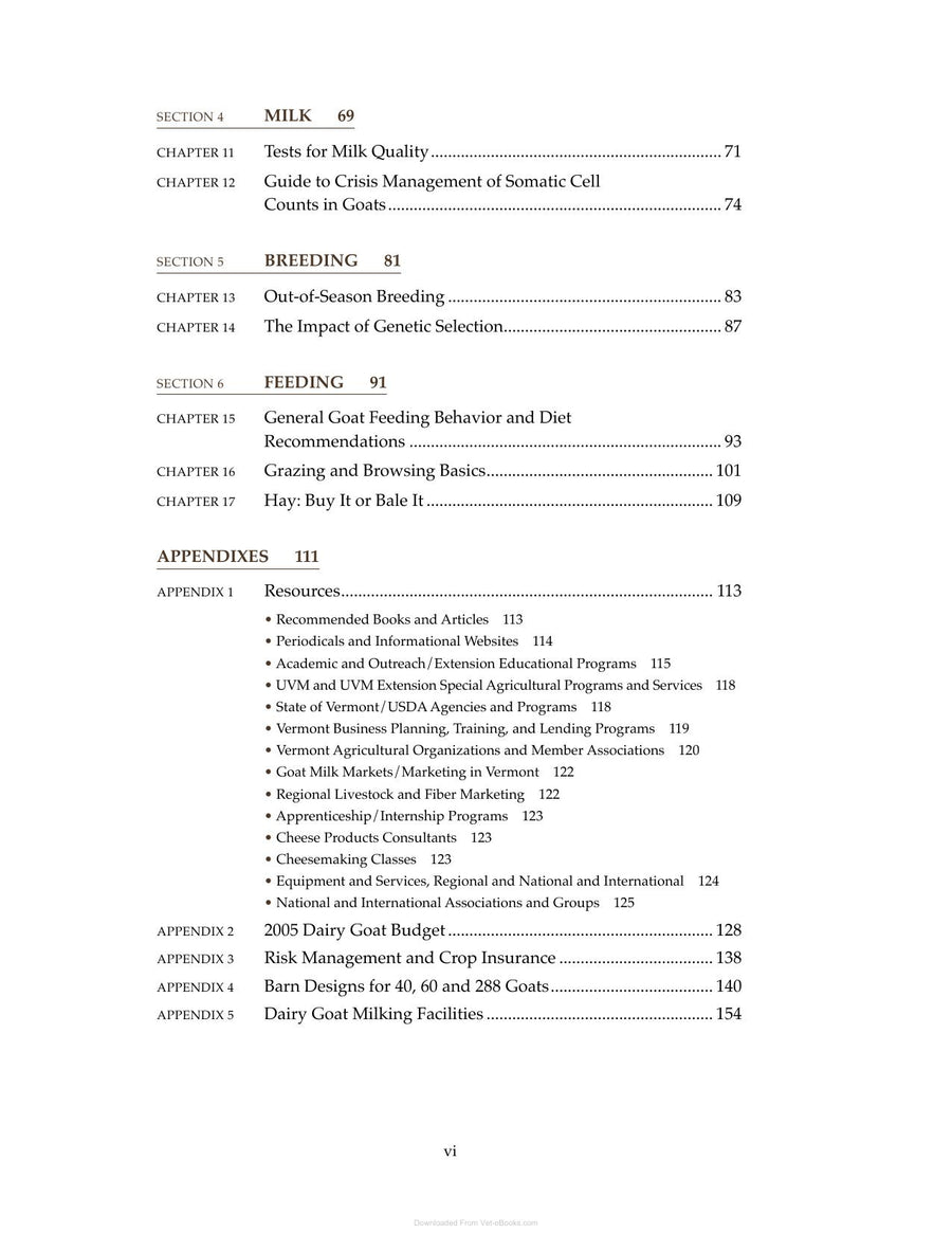Preview page of A Guide to Starting a Commercial Goat Dairy