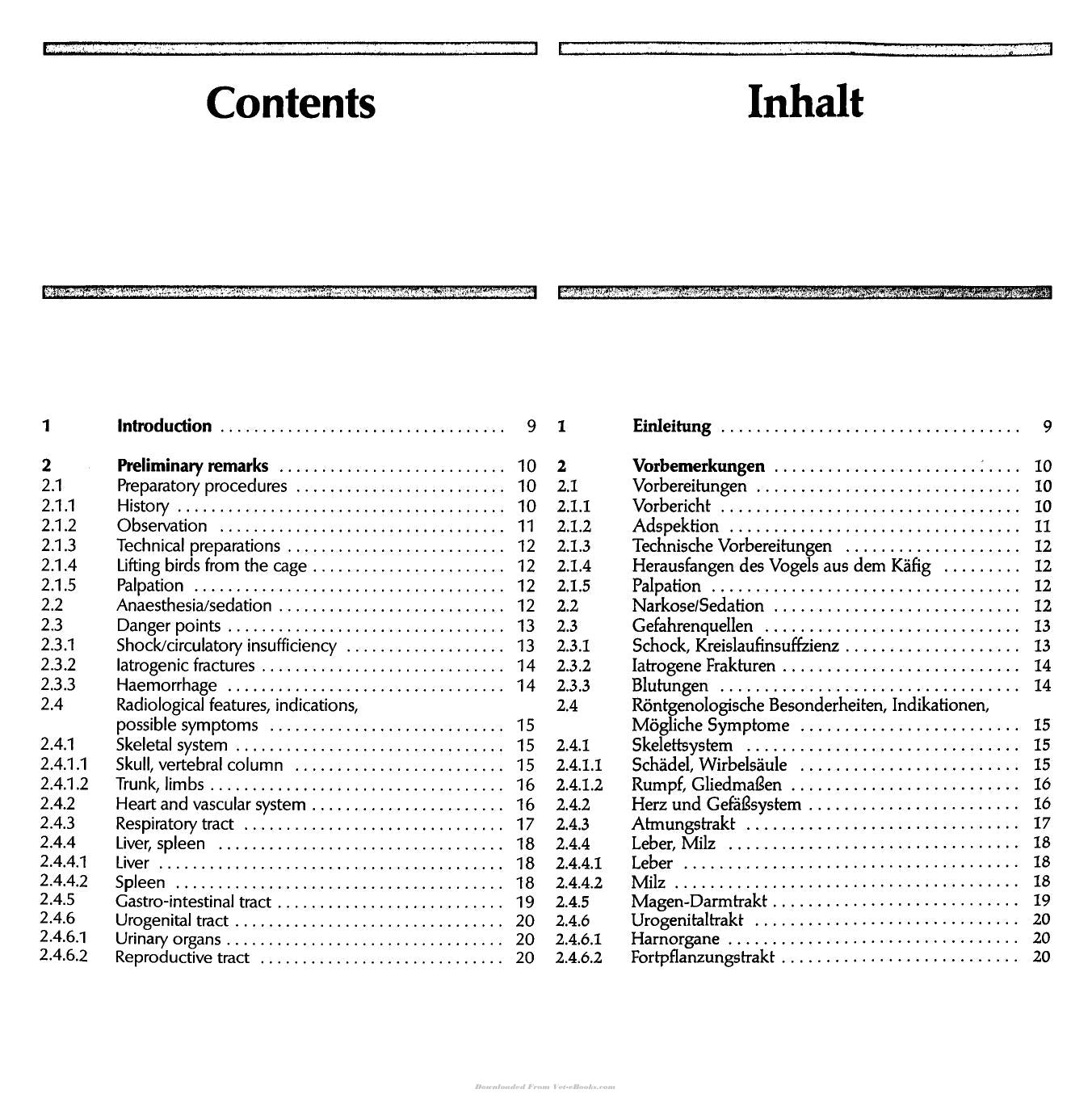 Atlas Of Radiographic Anatomy And Diagnosis Of Cage Birds