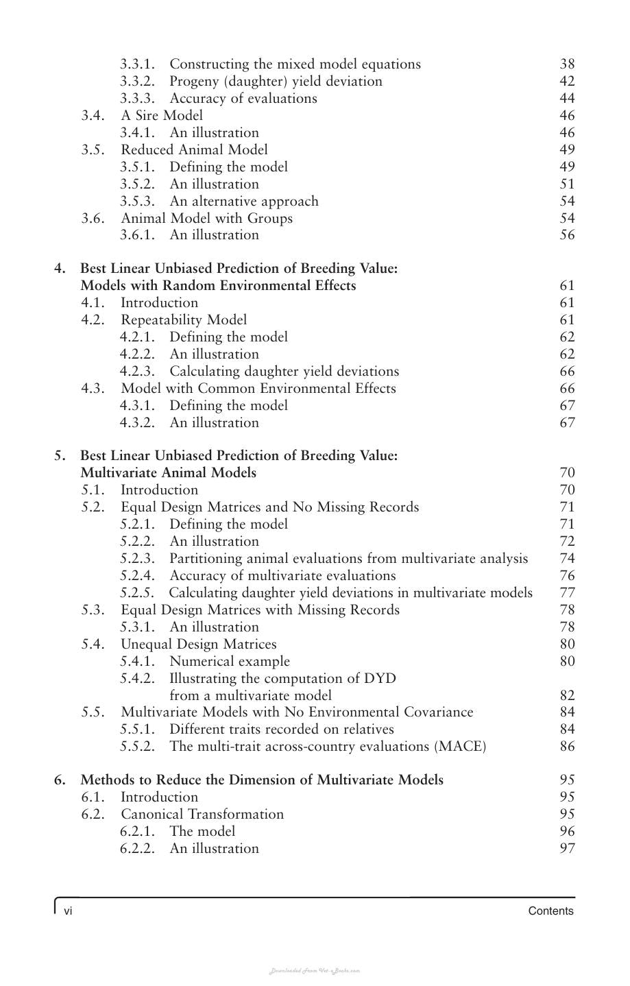 Linear Models For The Prediction Of Animal Breeding Values
