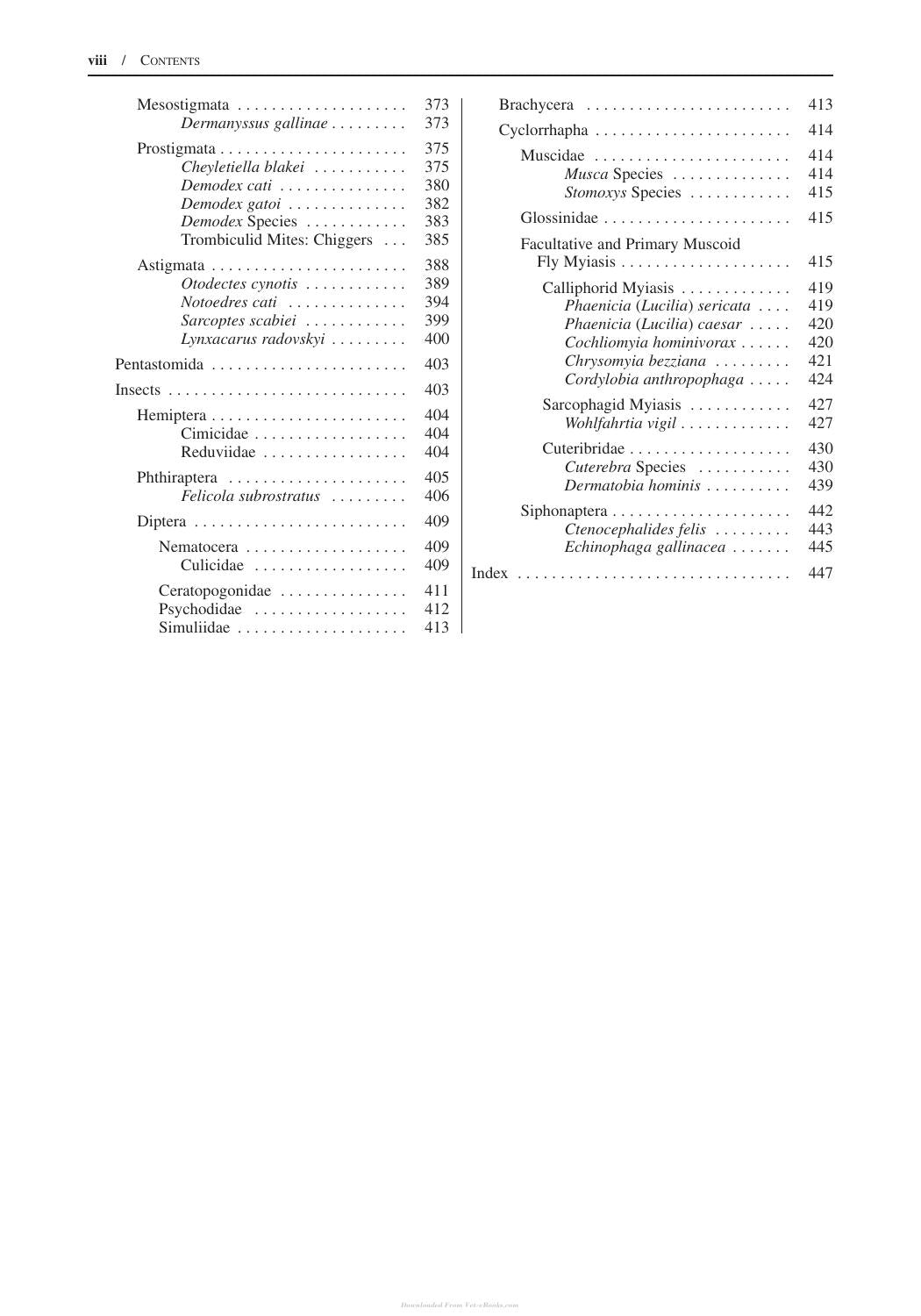 Feline Clinical Parasitology