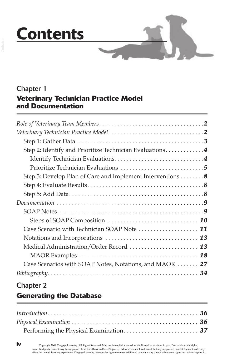 Preview page of Patient Assessment Intervention and Documentation for the Veterinary Technician