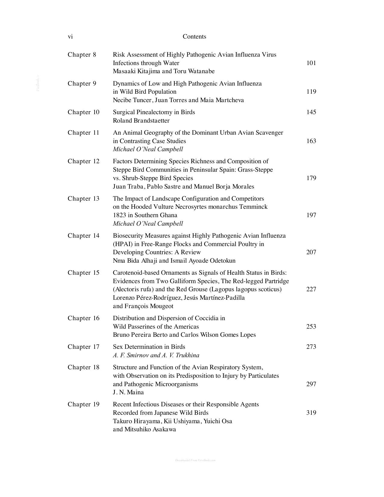 Encyclopedia Of Avian Science 4 Volume Set