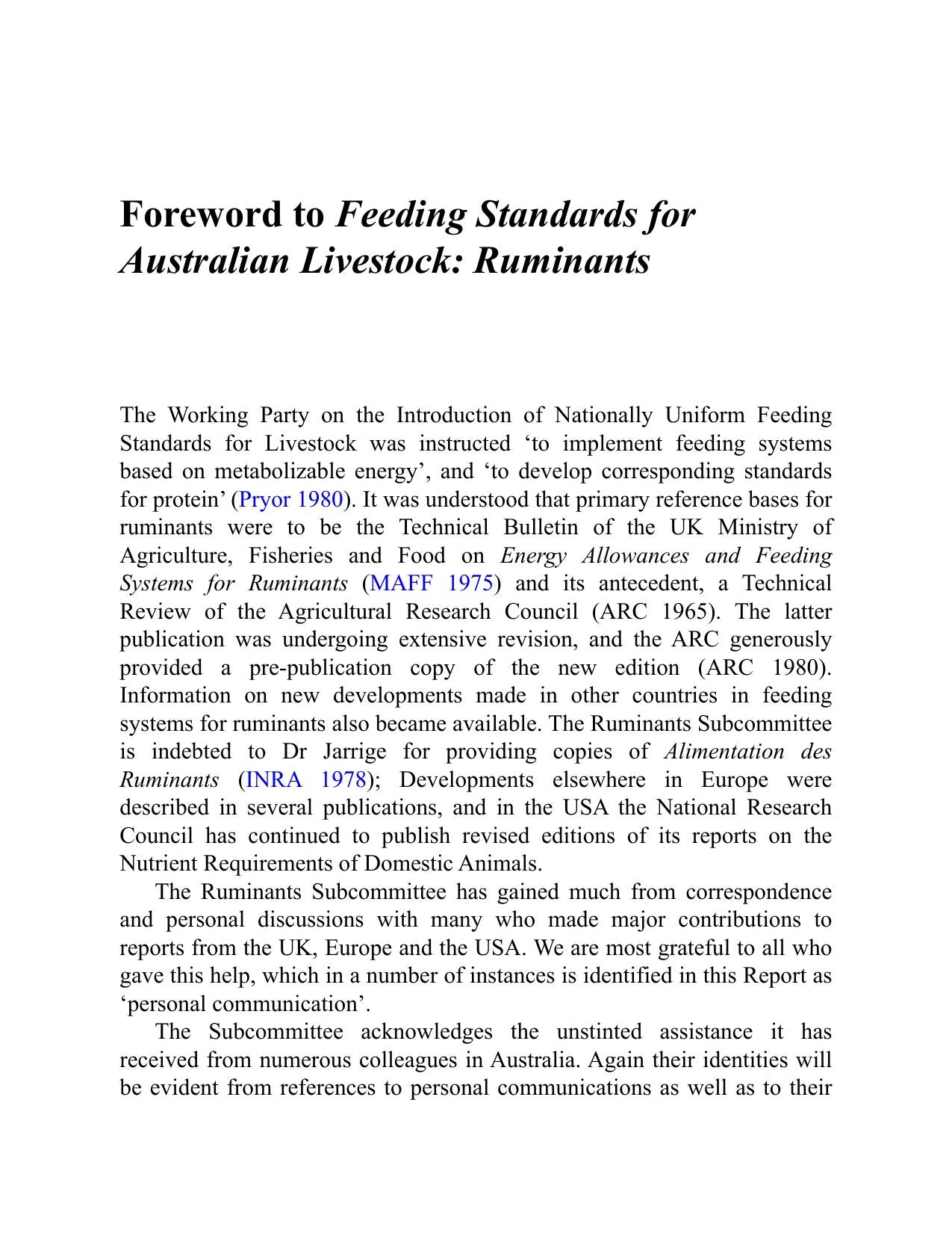 Nutrient Requirements Of Domesticated Ruminants