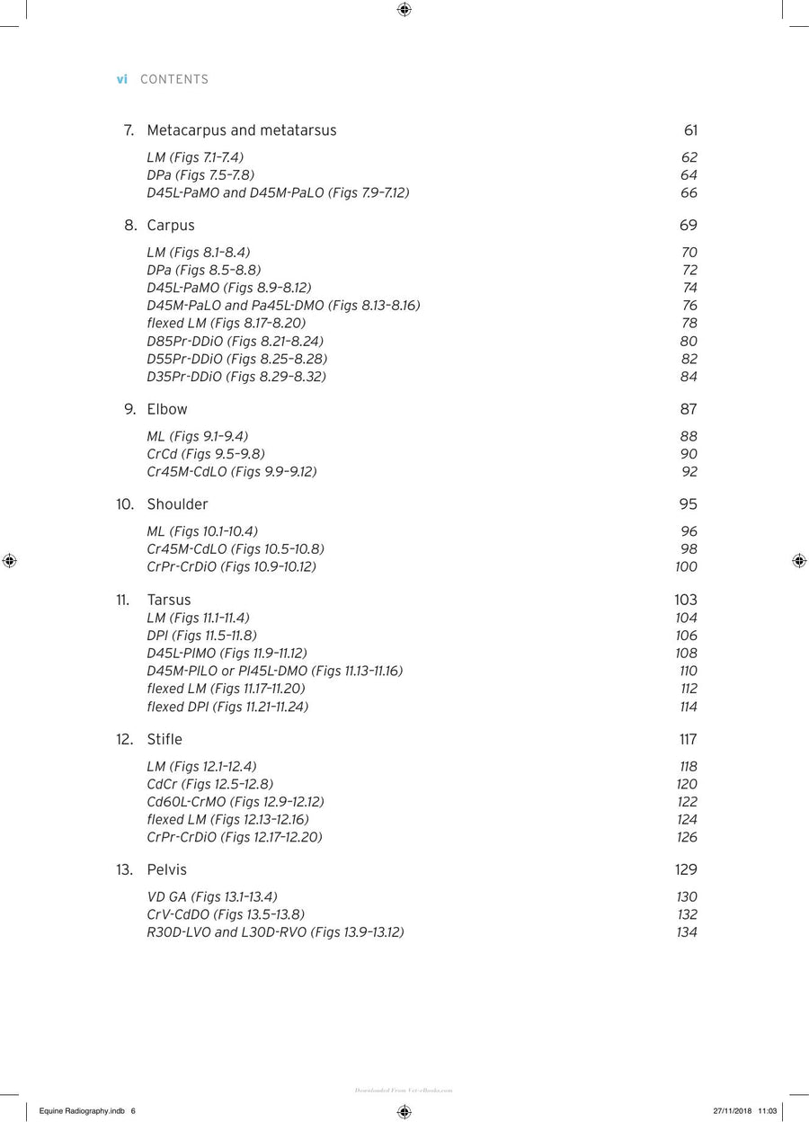 Preview page of A Practical Guide to Equine Radiography