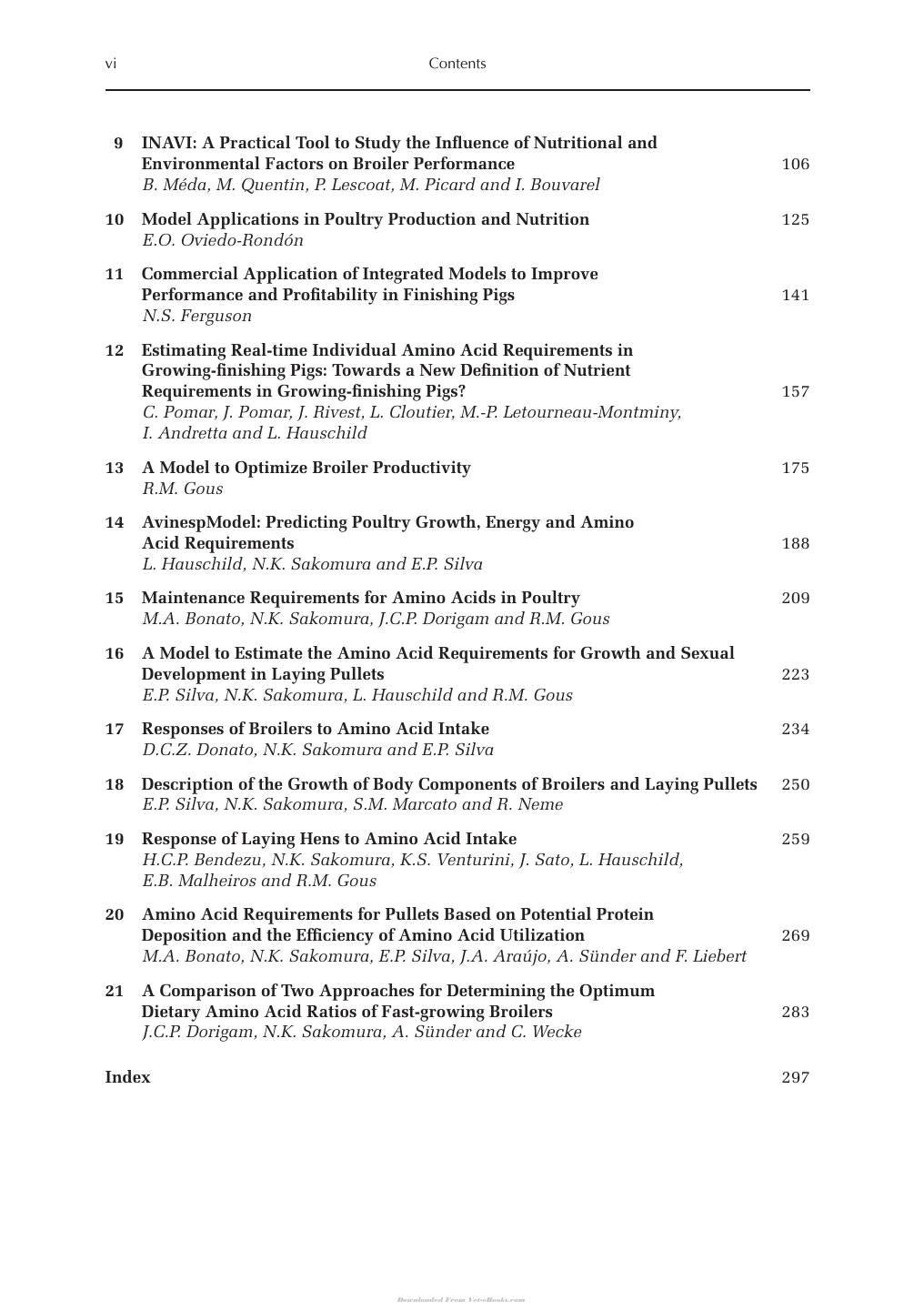 Nutritional Modelling For Pigs And Poultry