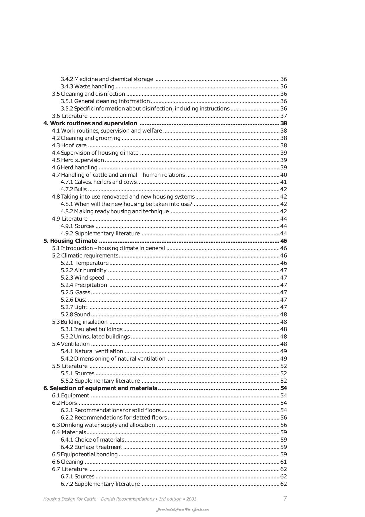Housing Design For Cattle Danish Recommendations