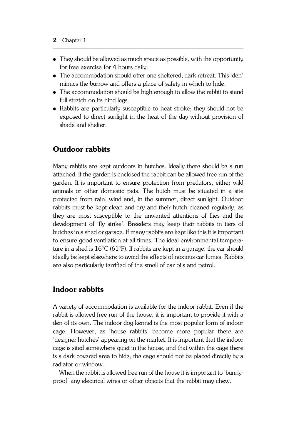 Rabbits Health Husbandry And Diseases