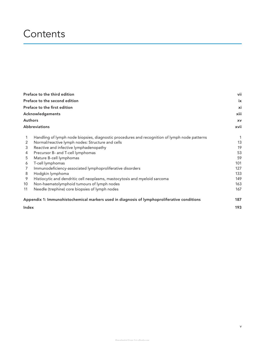 Preview page of Diagnostic Lymph Node Pathology 3rd Edition