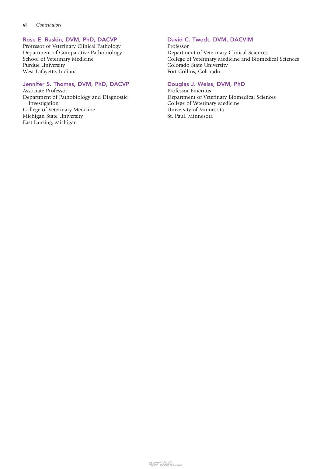 Small Animal Clinical Diagnosis By Laboratory Methods 5Th Edition