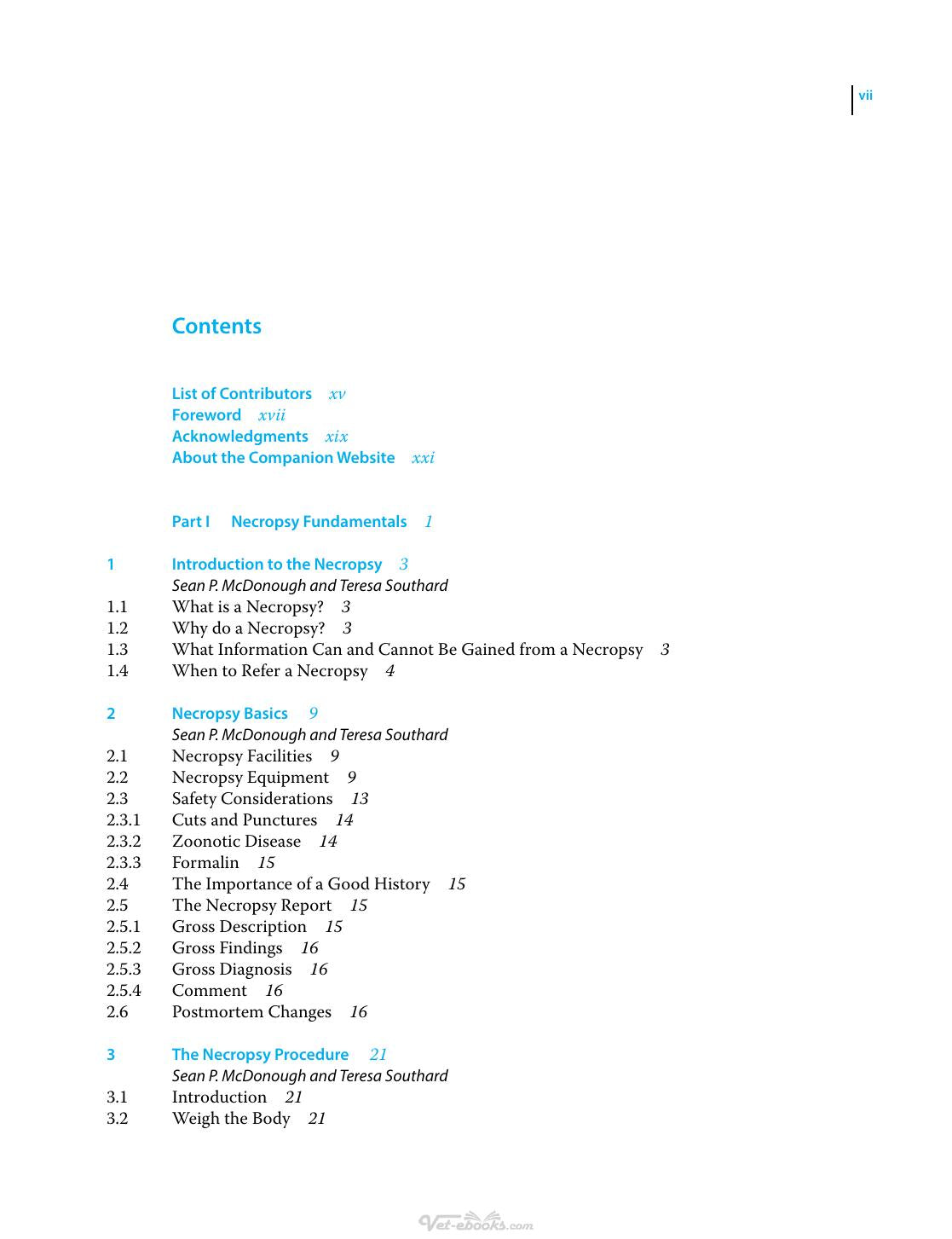 Necropsy Guide For Dogs Cats And Small Mammals