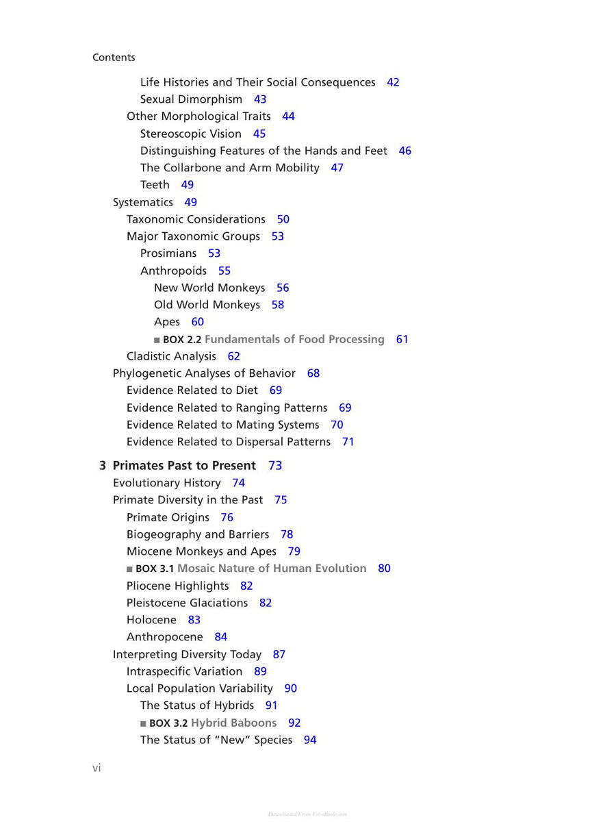 Preview page of Primate Behavioral Ecology 5th Edition