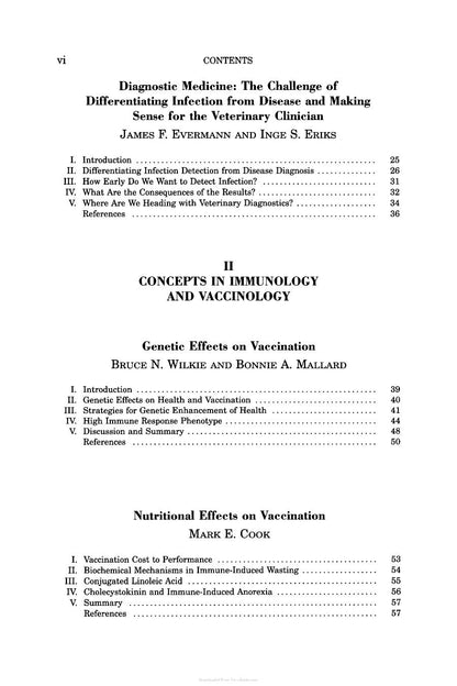 Veterinary Vaccines and Diagnostics