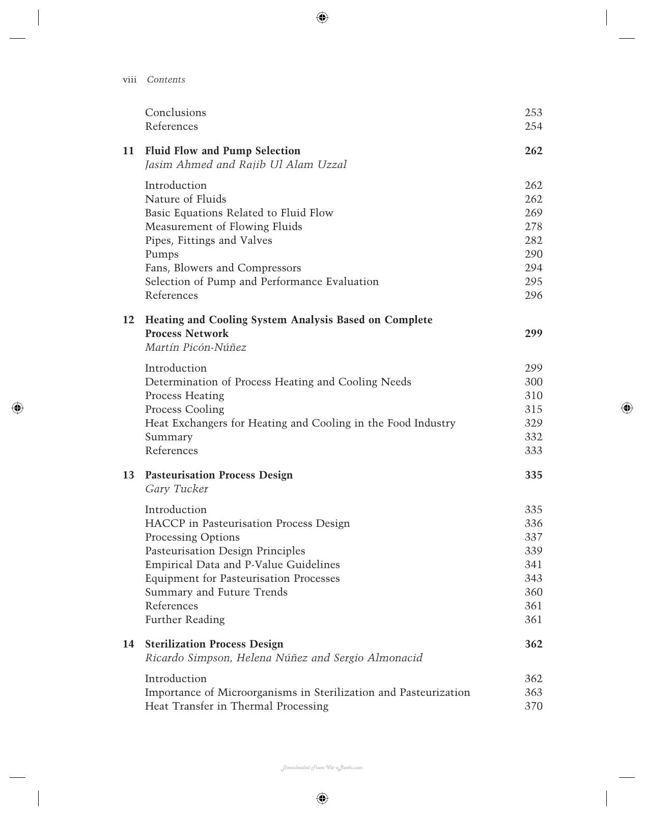 Handbook Of Food Process Design 2 Volume Set