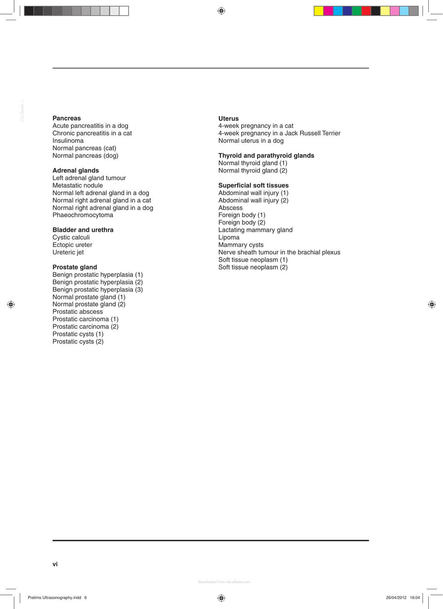 Preview page of Bsava Manual of Canine and Feline Ultrasonography