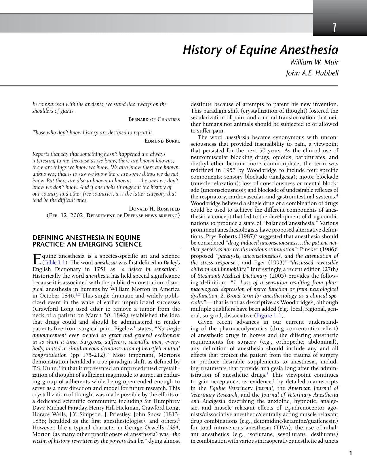 Equine Anesthesia Monitoring And Emergency Therapy