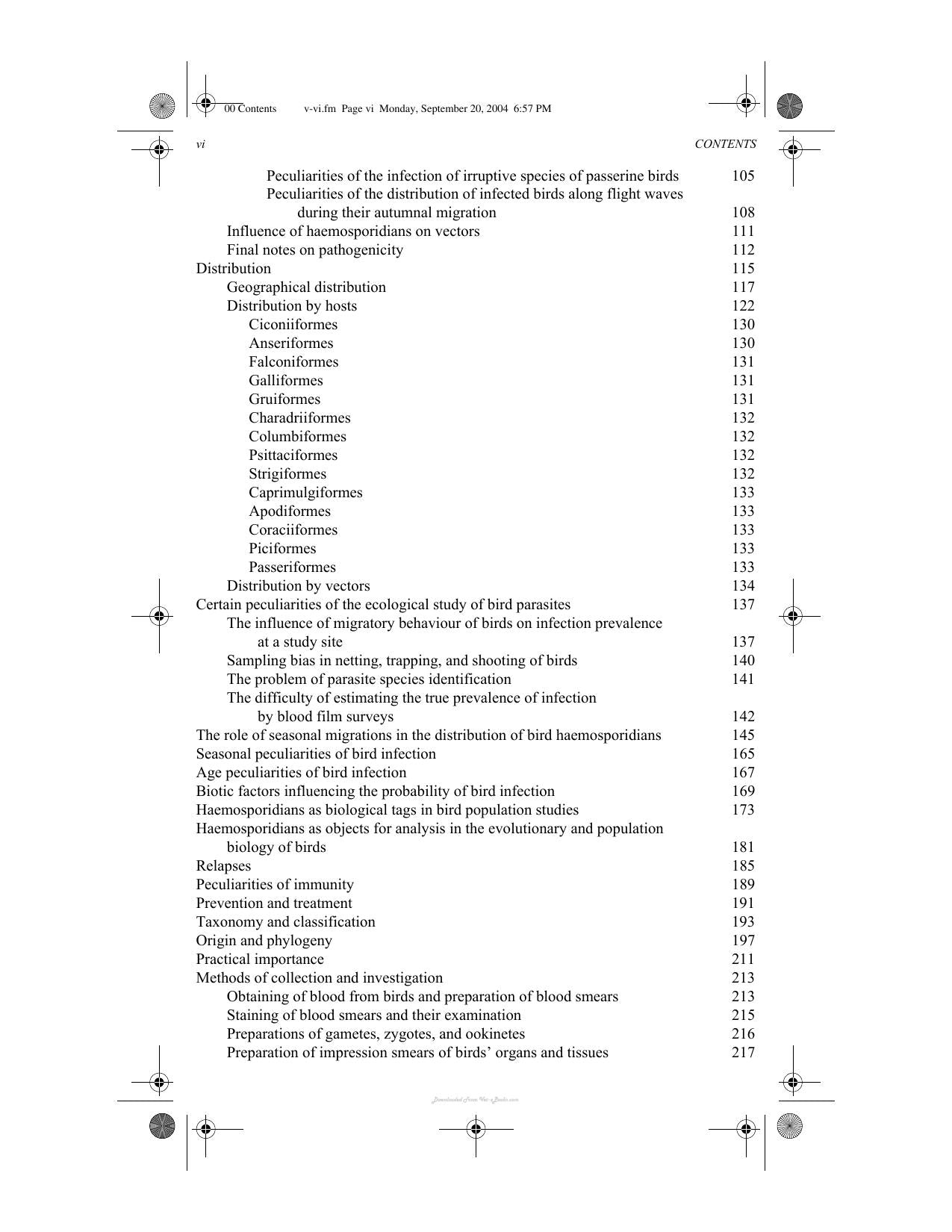 Avian Malaria Parasites And Other Haemosporidia
