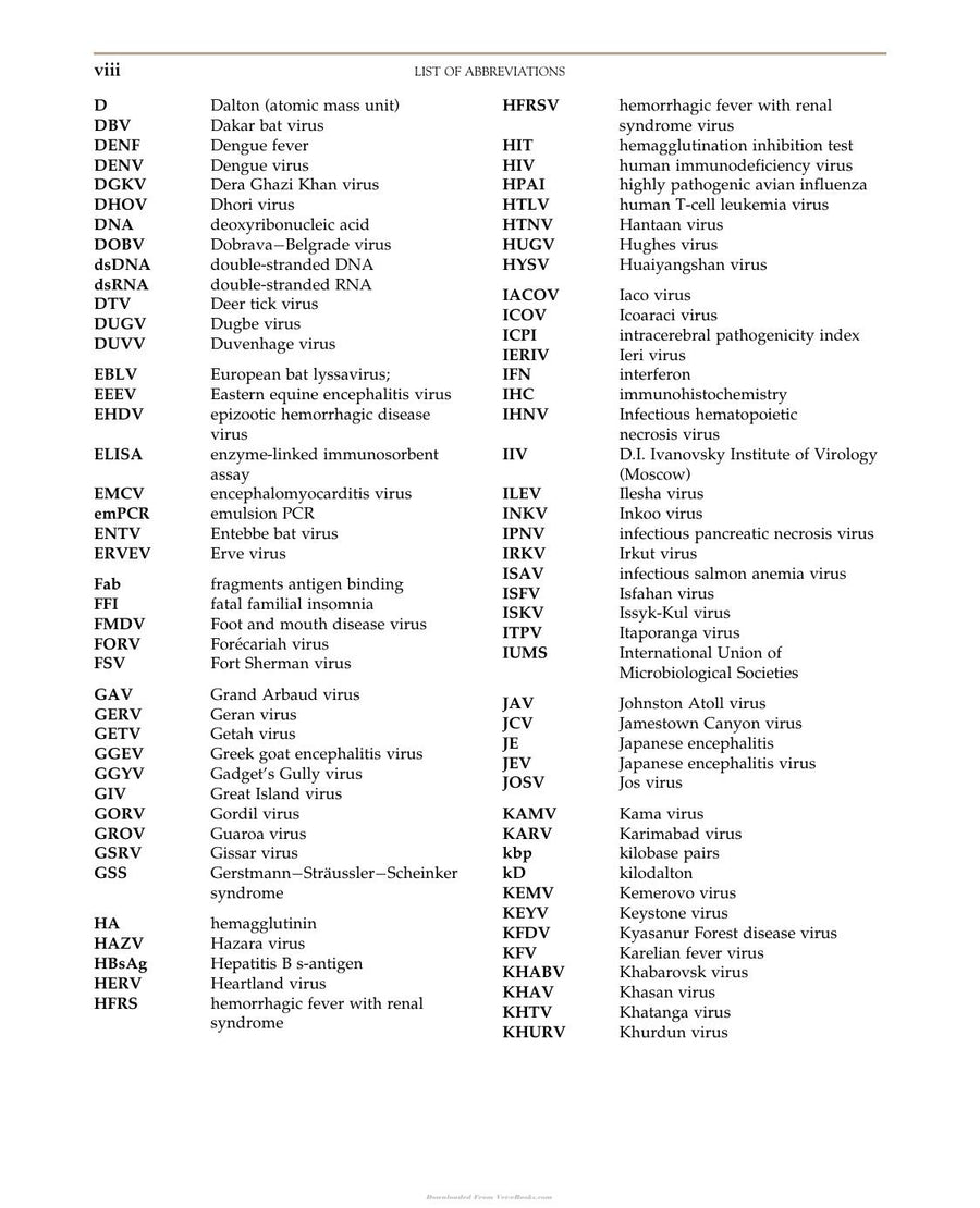 Preview page of Zoonotic Viruses in Northern Eurasia