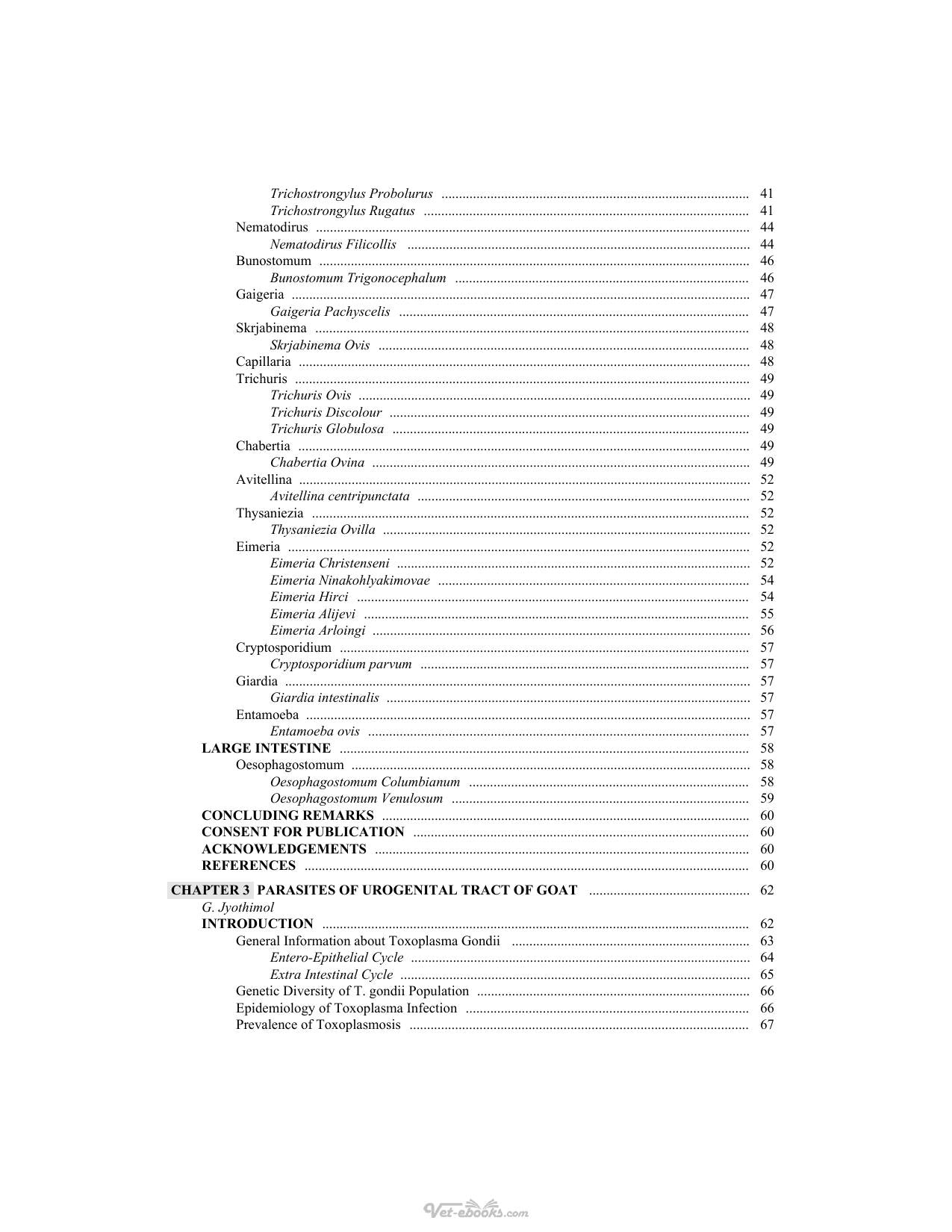 Parasitic Diseases Of Goats